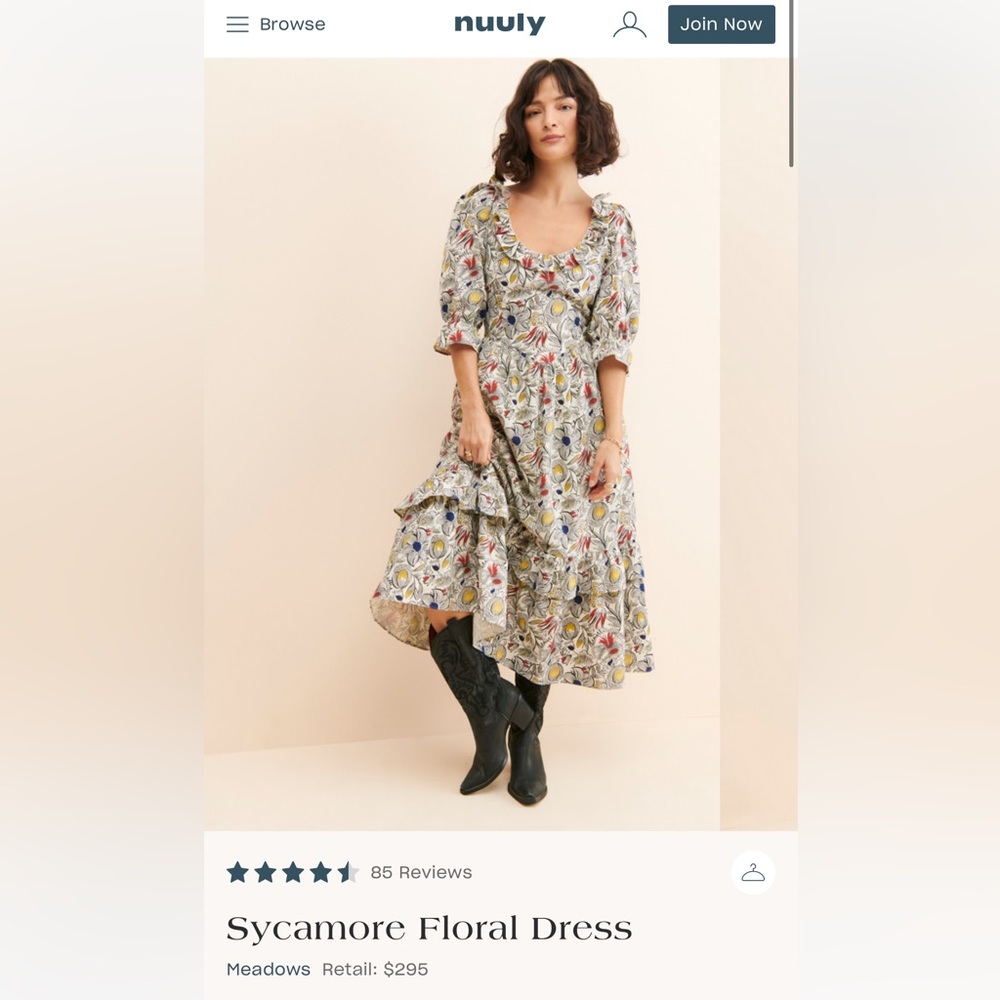 Meadows Sycamore Floral Dress - Picture 8 of 8